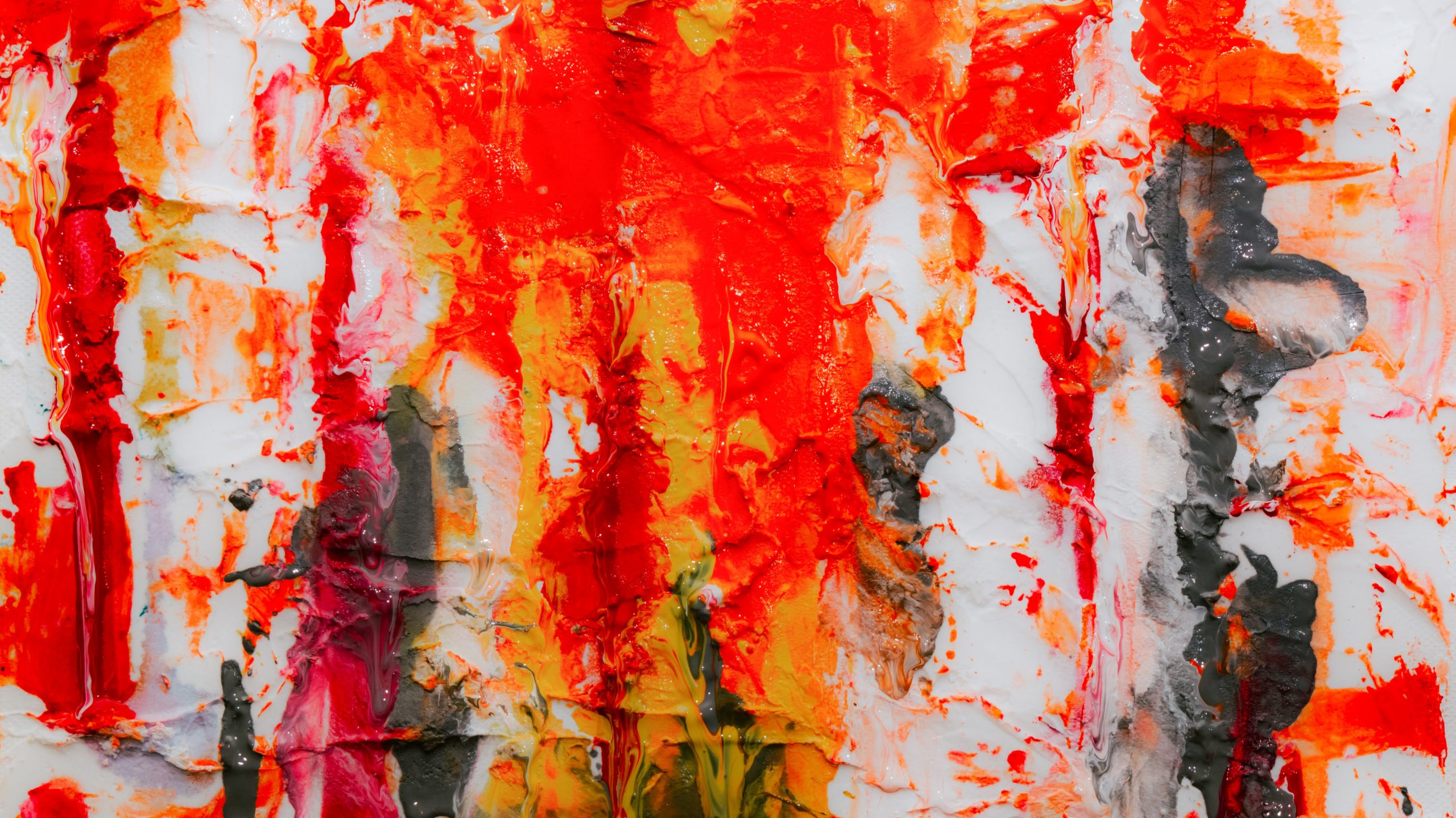 Easy Abstract Acrylic Painting