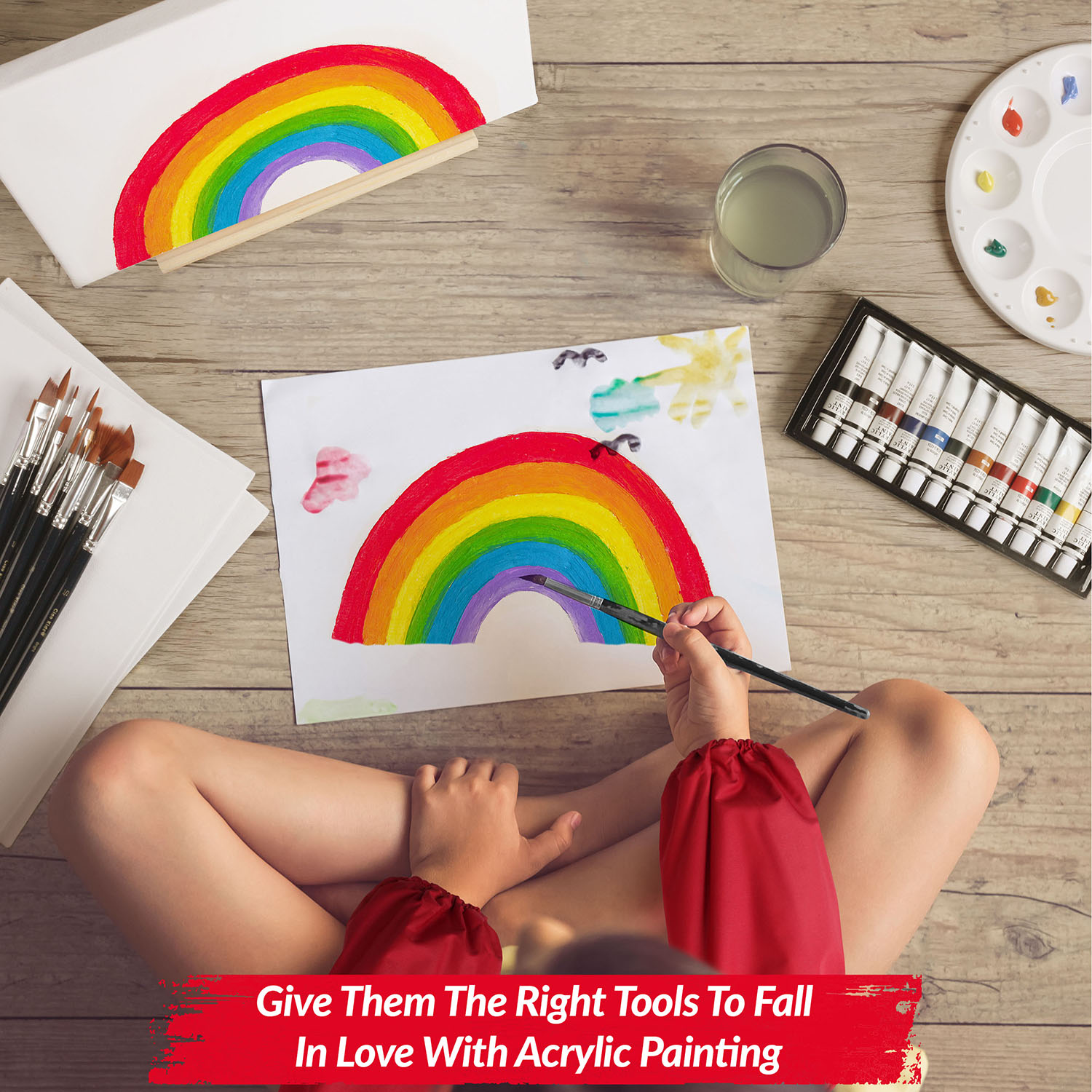 Give Kids The Tools To Fall In Love With Acrylic Painting