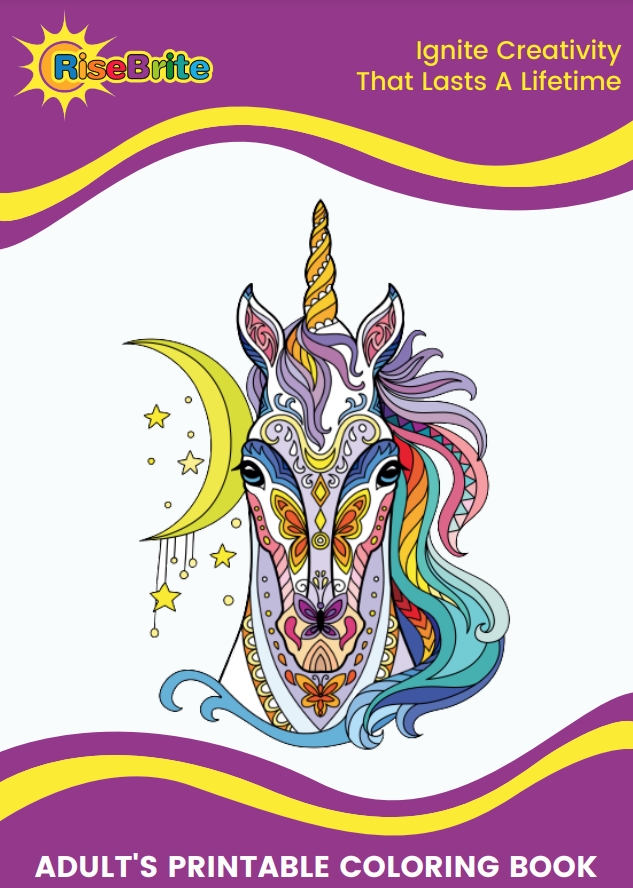 Adult Unicorn Coloring Book