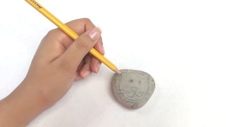 Step 1 Animal Rock Painting Tutorial