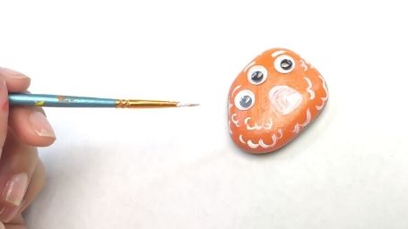 Step 6 Funny Monsters Rock Painting Tutorial