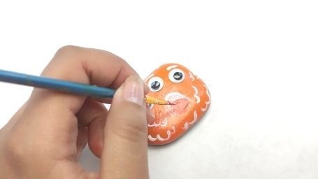 Step 7 Funny Monsters Rock Painting Tutorial